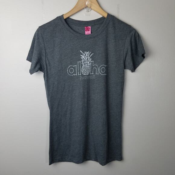 Island Girl Aloha Hawaii Pineapple Tee - Picture 6 of 7